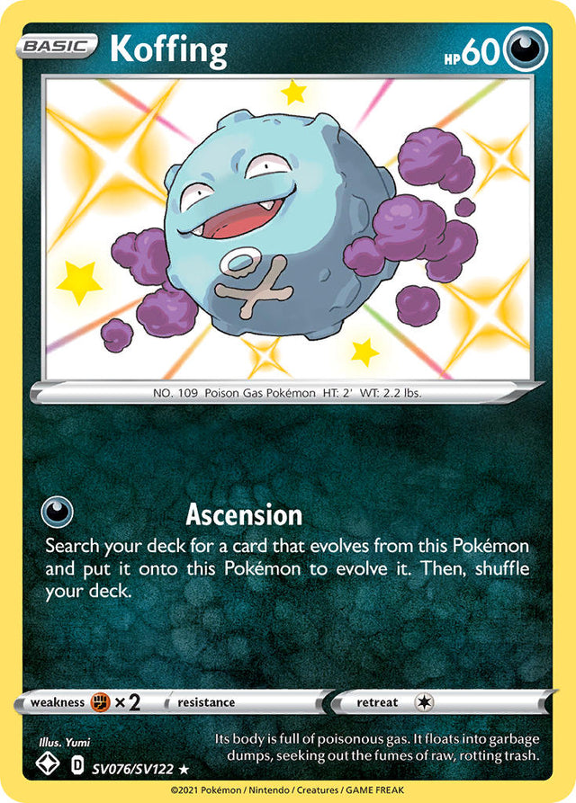 Koffing (SV076/SV122) [Sword & Shield: Shining Fates] - PCA Designer Toys