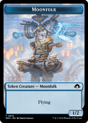 Phyrexian Germ // Moonfolk Double-Sided Token [Modern Horizons 3 Tokens] - PCA Designer Toys