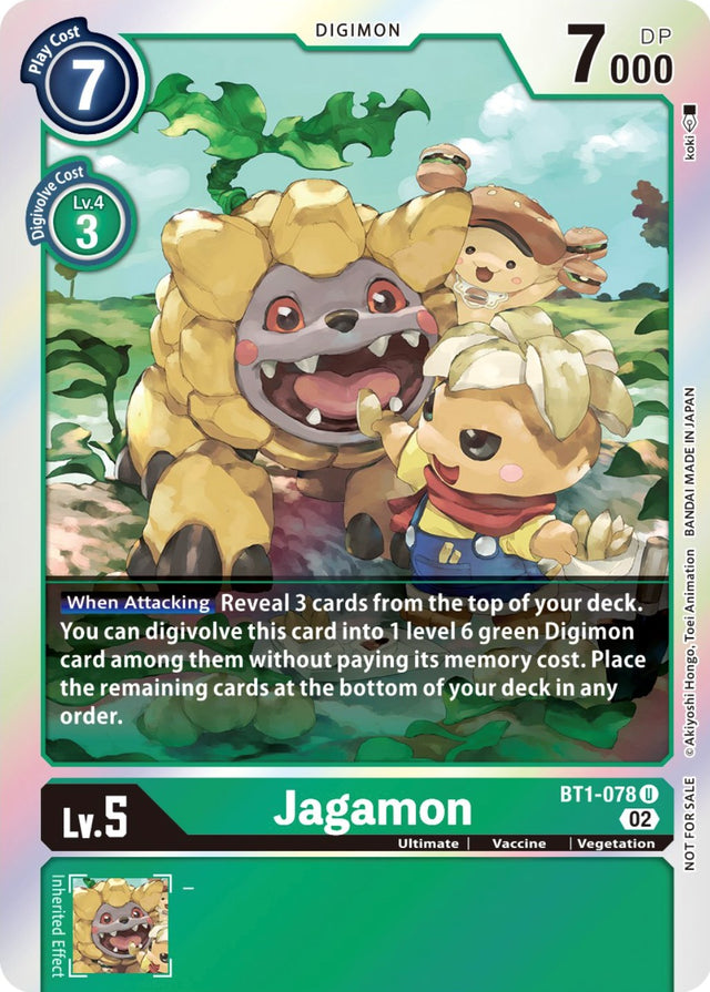 Jagamon [BT1-078] (Official Tournament Pack Vol. 7) [Release Special Booster Promos] - PCA Designer Toys