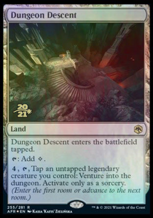 Dungeon Descent [Dungeons & Dragons: Adventures in the Forgotten Realms Prerelease Promos] - PCA Designer Toys