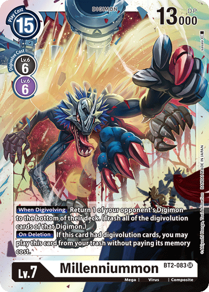 Millenniummon [BT2-083] [Release Special Booster Ver.1.0] - PCA Designer Toys