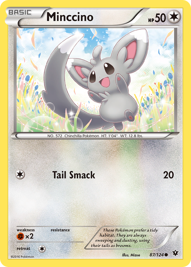 Minccino (87/124) [XY: Fates Collide] - PCA Designer Toys