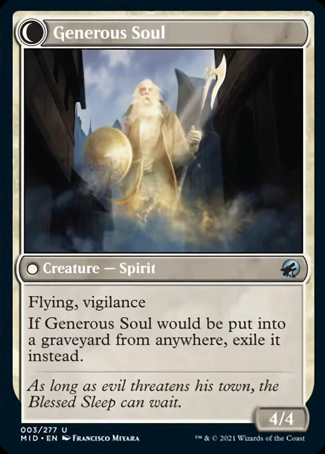 Beloved Beggar // Generous Soul [Innistrad: Midnight Hunt] - PCA Designer Toys