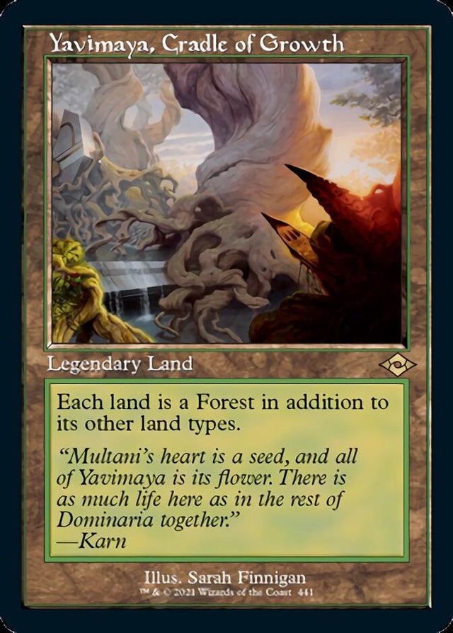 Yavimaya, Cradle of Growth (Retro Foil Etched) [Modern Horizons 2] - PCA Designer Toys