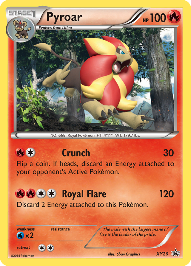 Pyroar (XY26) [XY: Black Star Promos] - PCA Designer Toys