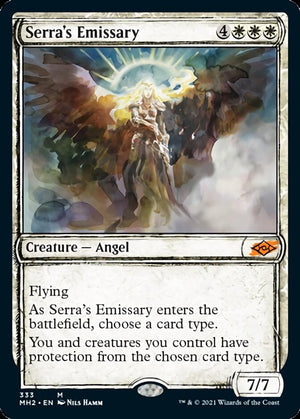 Serra's Emissary (Sketch) [Modern Horizons 2] - PCA Designer Toys