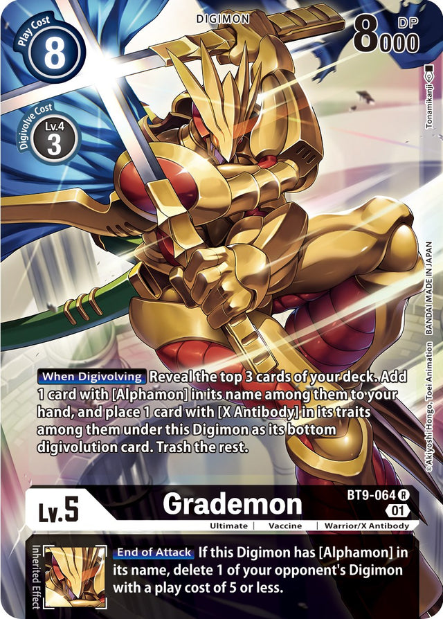 Grademon [BT9-064] (Alternate Art) [X Record] - PCA Designer Toys