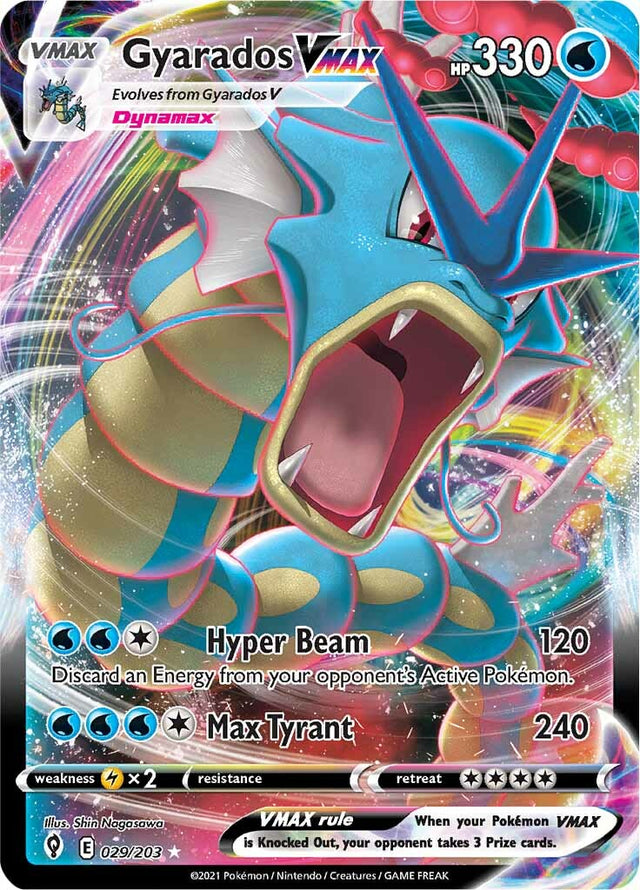Gyarados VMAX (029/203) [Sword & Shield: Evolving Skies] - PCA Designer Toys