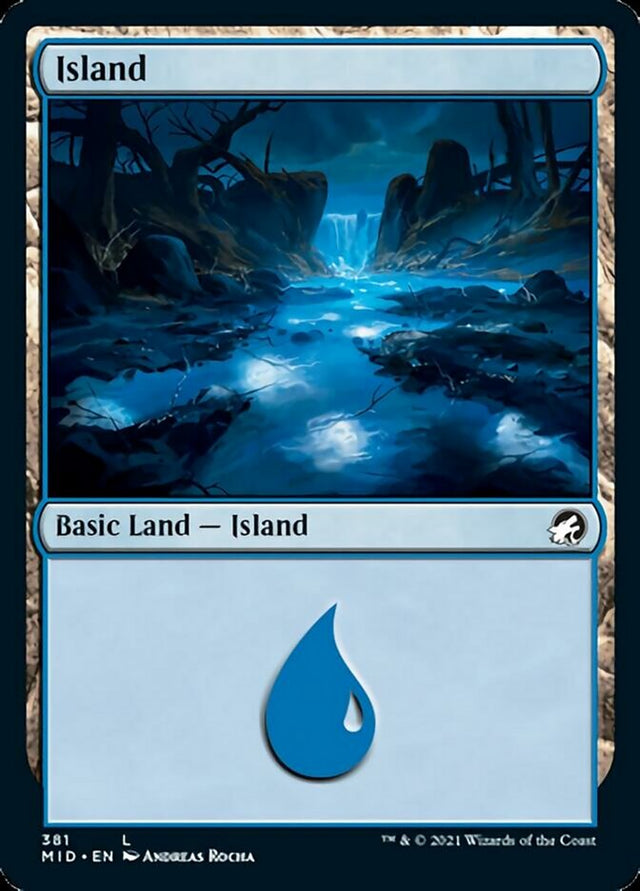 Island (381) [Innistrad: Midnight Hunt] - PCA Designer Toys