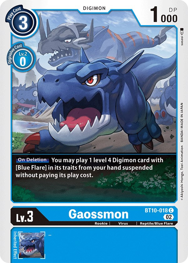 Gaossmon [BT10-018] [Xros Encounter] - PCA Designer Toys