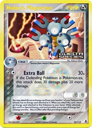 Holon's Magneton (22/113) (Stamped) [EX: Delta Species] - PCA Designer Toys