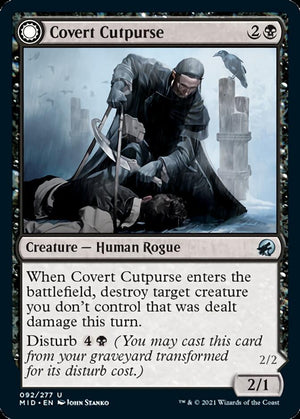 Covert Cutpurse // Covetous Geist [Innistrad: Midnight Hunt] - PCA Designer Toys