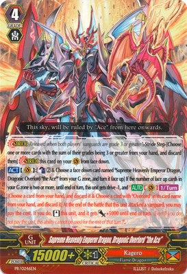Supreme Heavenly Emperor Dragon, Dragonic Overlord "The Ace" (PR/0246EN) [Promo Cards] - PCA Designer Toys