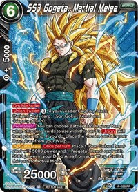 SS3 Gogeta, Martial Melee (Unison Warrior Series Tournament Pack Vol.3) (P-286) [Tournament Promotion Cards] - PCA Designer Toys
