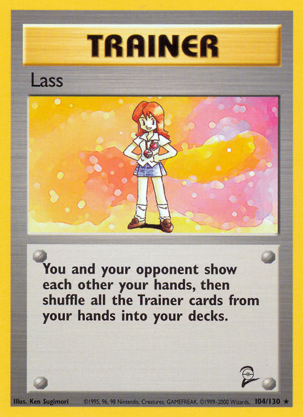 Lass (104/130) [Base Set 2] - PCA Designer Toys
