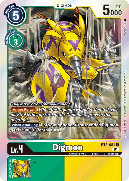 Digmon [BT8-051] [New Awakening] - PCA Designer Toys
