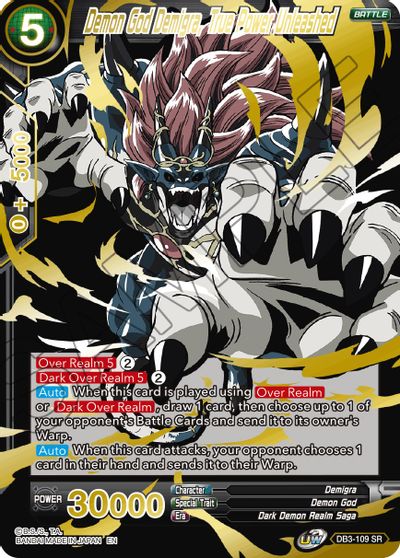 Demon God Demigra, True Power Unleashed (Alternate Art) (DB3-109) [Special Anniversary Set 2021] - PCA Designer Toys