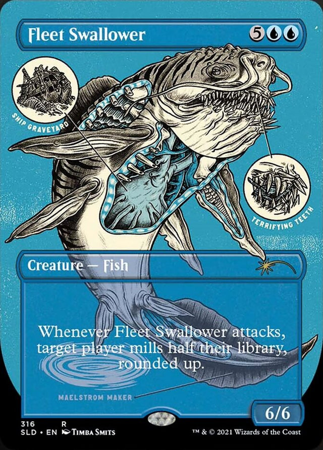 Fleet Swallower (Borderless) [Secret Lair Drop Series] - PCA Designer Toys