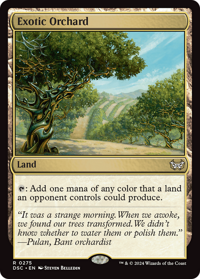 Exotic Orchard [Duskmourn: House of Horror Commander] - PCA Designer Toys