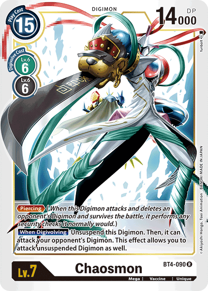 Chaosmon [BT4-090] [Great Legend] - PCA Designer Toys