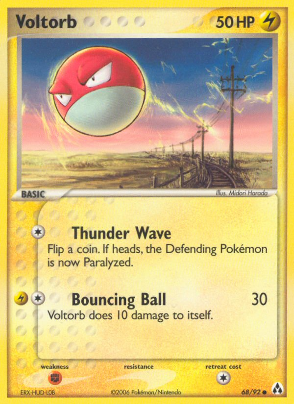 Voltorb (68/92) [EX: Legend Maker] - PCA Designer Toys