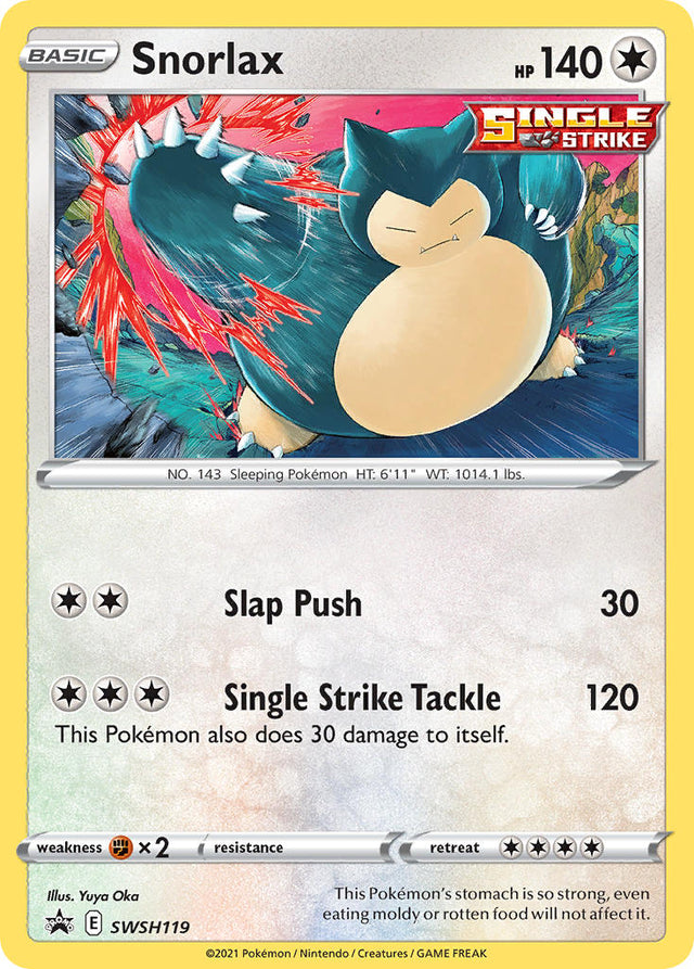 Snorlax (SWSH119) [Sword & Shield: Black Star Promos] - PCA Designer Toys