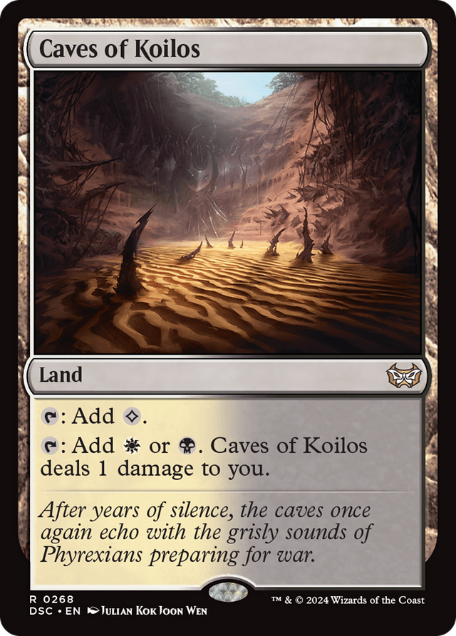 Caves of Koilos [Duskmourn: House of Horror Commander] - PCA Designer Toys