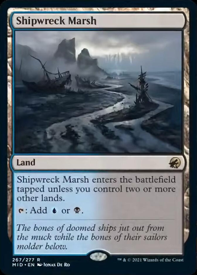 Shipwreck Marsh [Innistrad: Midnight Hunt] - PCA Designer Toys