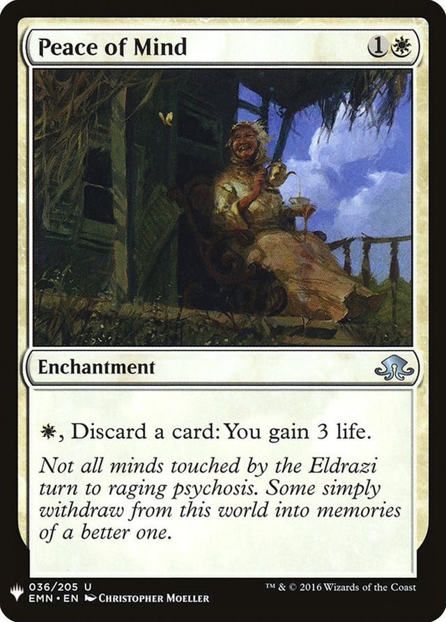 Peace of Mind [Mystery Booster] - PCA Designer Toys