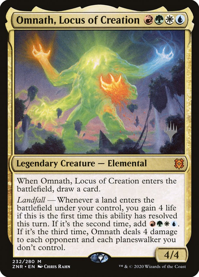 Omnath, Locus of Creation (Promo Pack) [Zendikar Rising Promos] - PCA Designer Toys