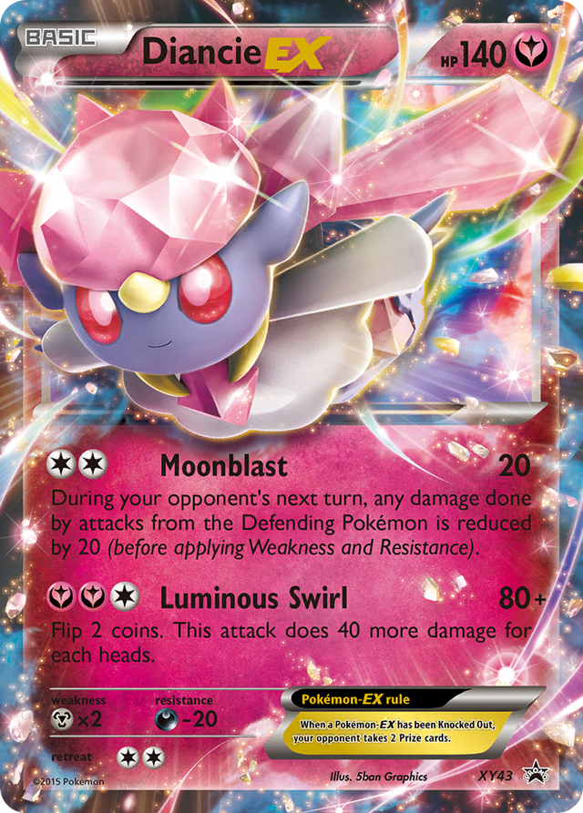 Diancie EX (XY43) [XY: Black Star Promos] - PCA Designer Toys