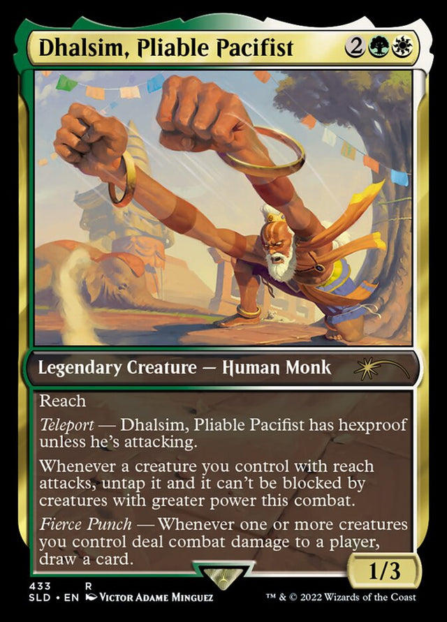 Dhalsim, Pliable Pacifist [Secret Lair Drop Series] - PCA Designer Toys