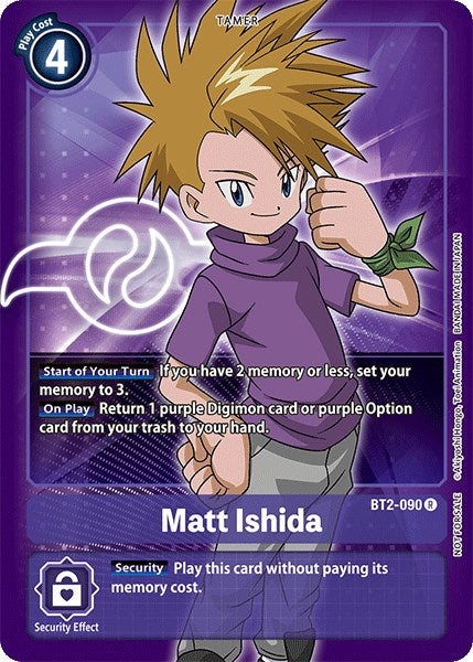 Matt Ishida [BT2-090] (Official Tournament Pack Vol.3) [Release Special Booster Promos] - PCA Designer Toys