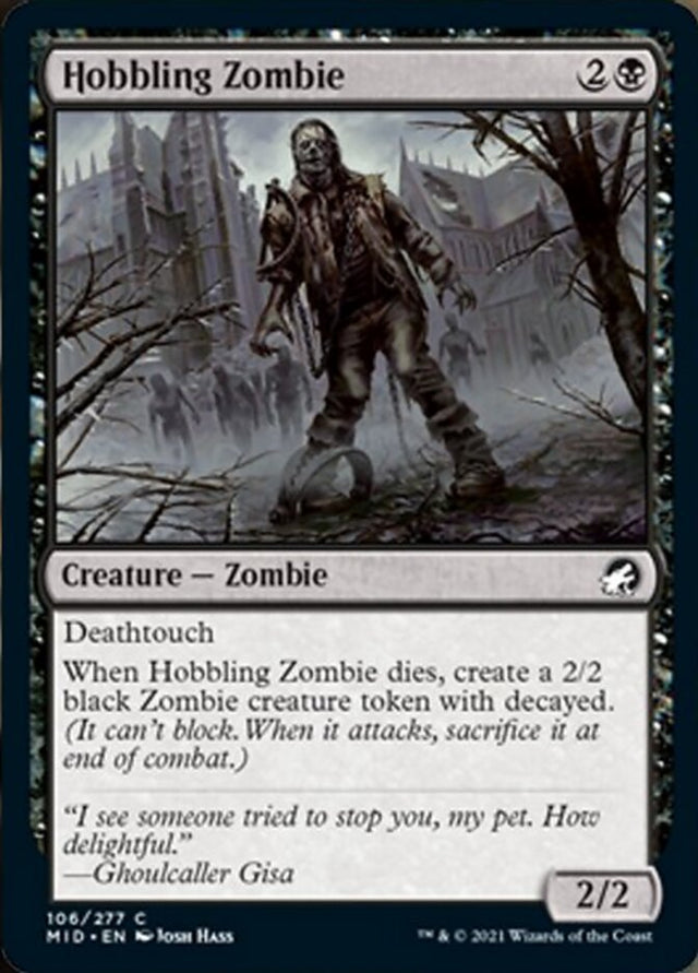 Hobbling Zombie [Innistrad: Midnight Hunt] - PCA Designer Toys