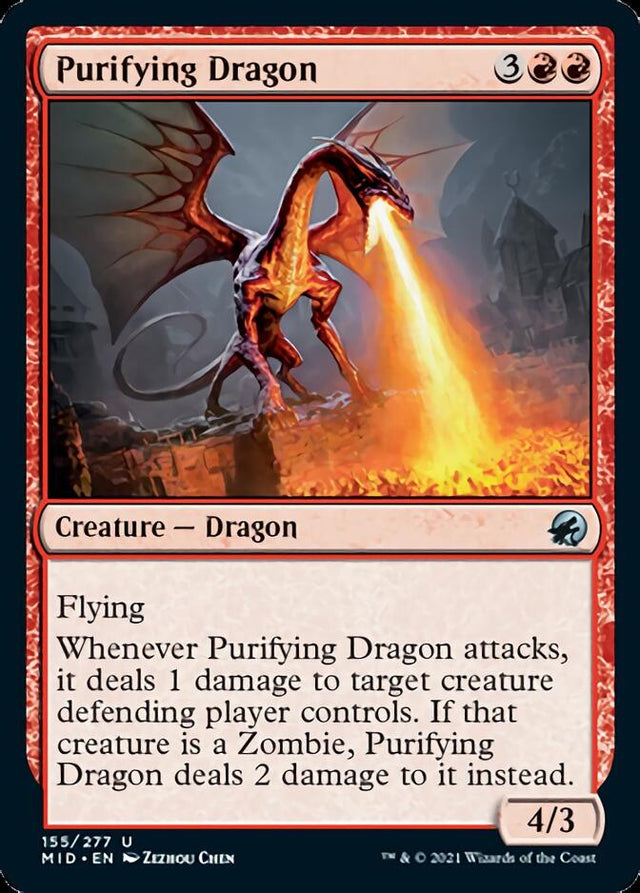 Purifying Dragon [Innistrad: Midnight Hunt] - PCA Designer Toys