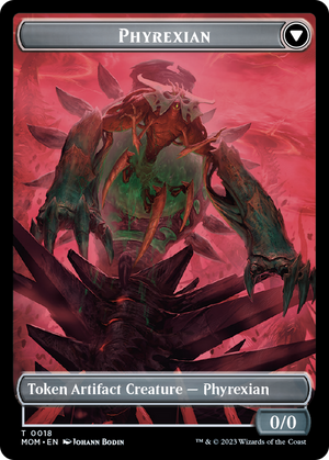 Incubator // Phyrexian (18) Double-Sided Token [March of the Machine Tokens] - PCA Designer Toys