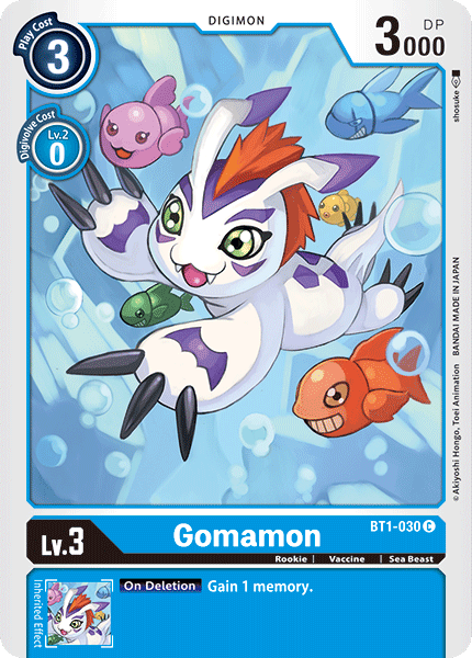 Gomamon [BT1-030] [Release Special Booster Ver.1.0] - PCA Designer Toys