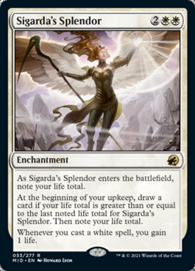 Sigarda's Splendor [Innistrad: Midnight Hunt] - PCA Designer Toys