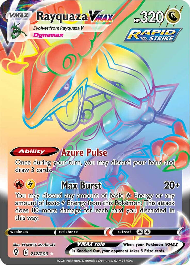 Rayquaza VMAX (217/203) [Sword & Shield: Evolving Skies] - PCA Designer Toys