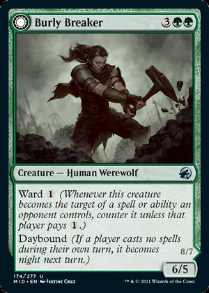Burly Breaker // Dire-Strain Demolisher [Innistrad: Midnight Hunt] - PCA Designer Toys