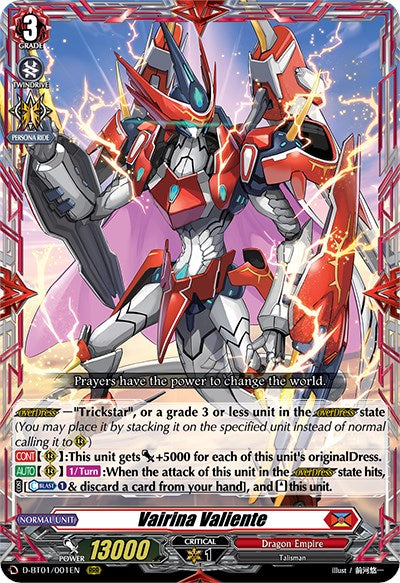 Vairina Valiente (D-BT01/001EN) [Genesis of the Five Greats] - PCA Designer Toys