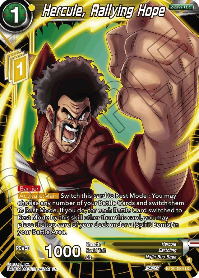 Hercule, Rallying Hope (BT20-089) [Power Absorbed] - PCA Designer Toys