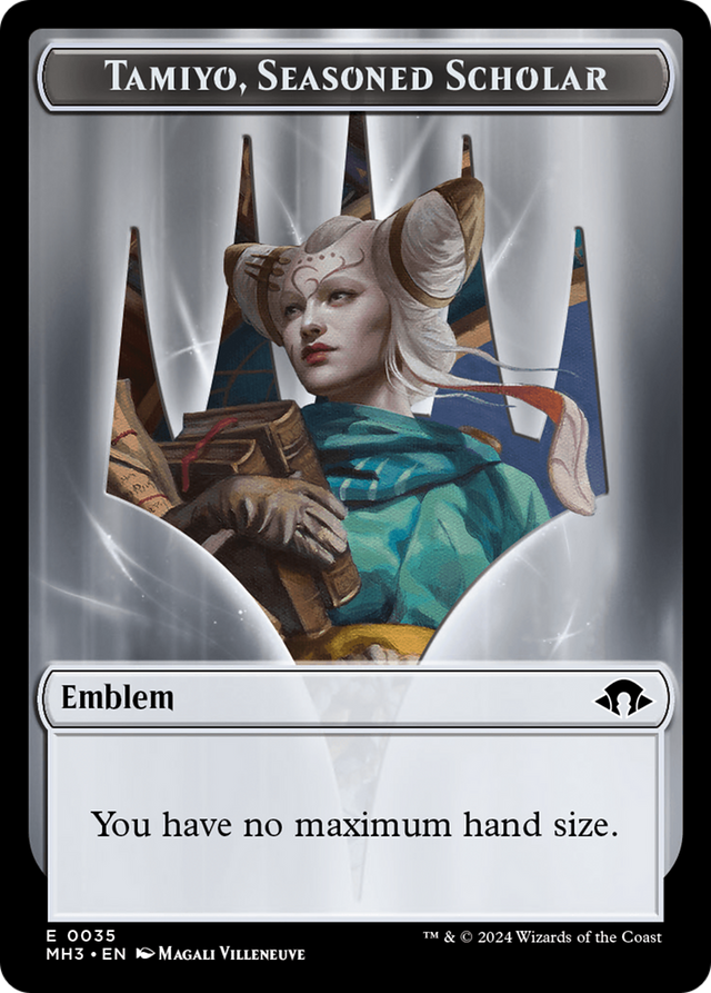 Tamiyo, Seasoned Scholar Token [Modern Horizons 3 Tokens] - PCA Designer Toys