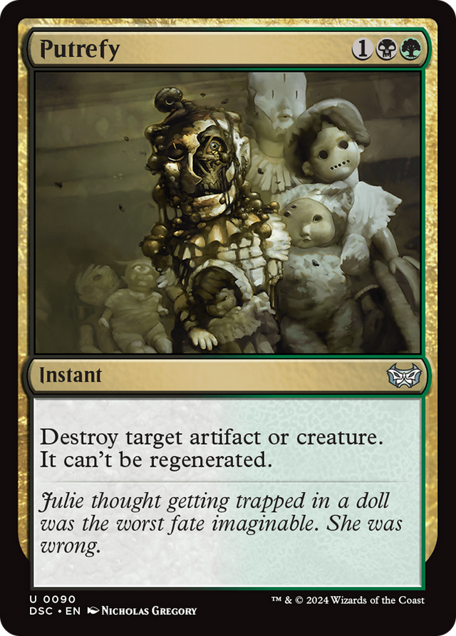 Putrefy [Duskmourn: House of Horror Commander] - PCA Designer Toys