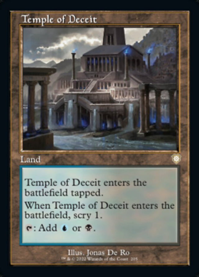 Temple of Deceit (Retro) [The Brothers' War Commander]