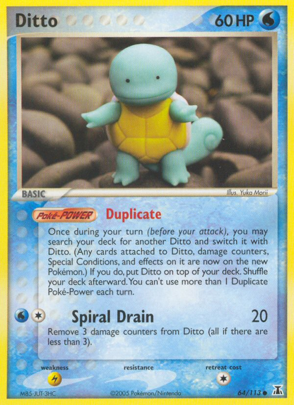 Ditto (64/113) [EX: Delta Species] - PCA Designer Toys