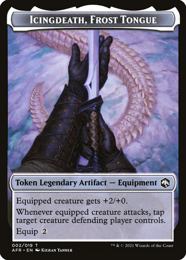 Icingdeath, Frost Tongue Token [Dungeons & Dragons: Adventures in the Forgotten Realms Tokens] - PCA Designer Toys