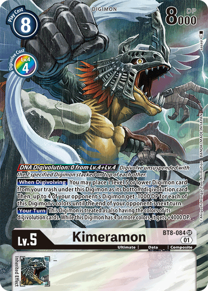 Kimeramon [BT8-084] (Alternate Art) [New Awakening] - PCA Designer Toys