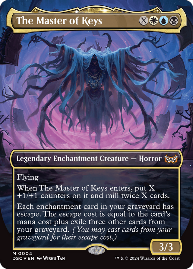 The Master of Keys (Borderless) [Duskmourn: House of Horror Commander] - PCA Designer Toys