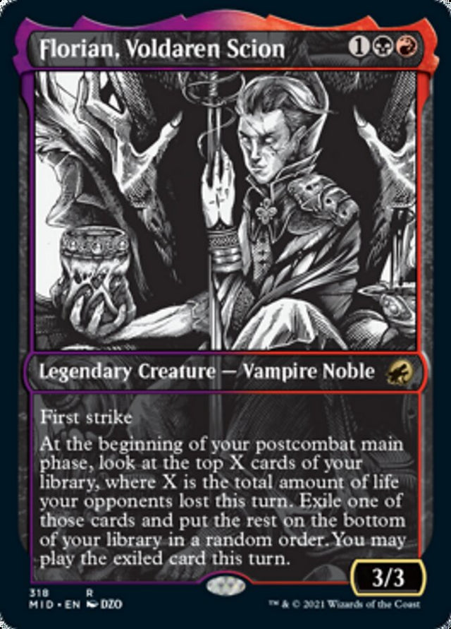 Florian, Voldaren Scion (Showcase Eternal Night) [Innistrad: Midnight Hunt] - PCA Designer Toys